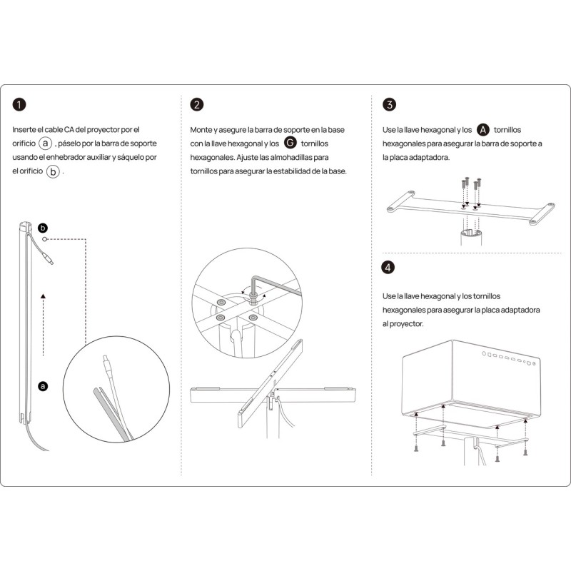 XGIMI F072S soporte de suelo X Ultra para Titan Noir | Stella AV