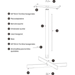 XGIMI F072S soporte de suelo X Ultra para Titan Noir | Stella AV