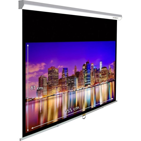 Lumene Capitol HD, pantalla manual 16:9 hasta 127″ | Stella AV
