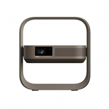 XGIMI Elfin Flip 4K de frente, con el soporte abierto