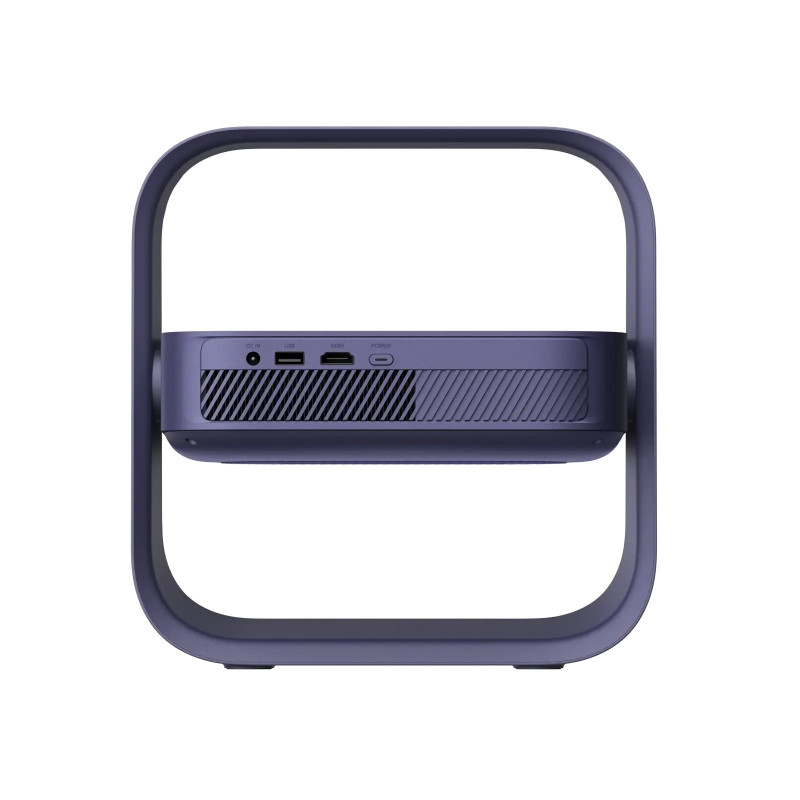 Trasera: corriente, USB, HDMI y botón de encendido