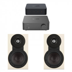 Pack WiiM Vibelink Amp + WiiM Pro + DALI Sonik 1, acabado Natural Oak
