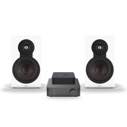 Pack WiiM Vibelink Amp + WiiM Pro + DALI Sonik 3, acabado White
