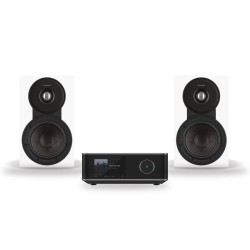 Pack WiiM Amp Ultra + DALI Sonik 1, acabado White