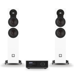 Pack WiiM Amp Ultra + DALI Sonik 5, acabado White