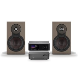 Pack WiiM Vibelink Amp + WiiM Ultra + DALI Sonik 3, acabado Walnut