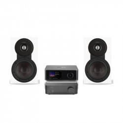 Pack WiiM Vibelink Amp + WiiM Ultra + DALI Sonik 1, acabado White