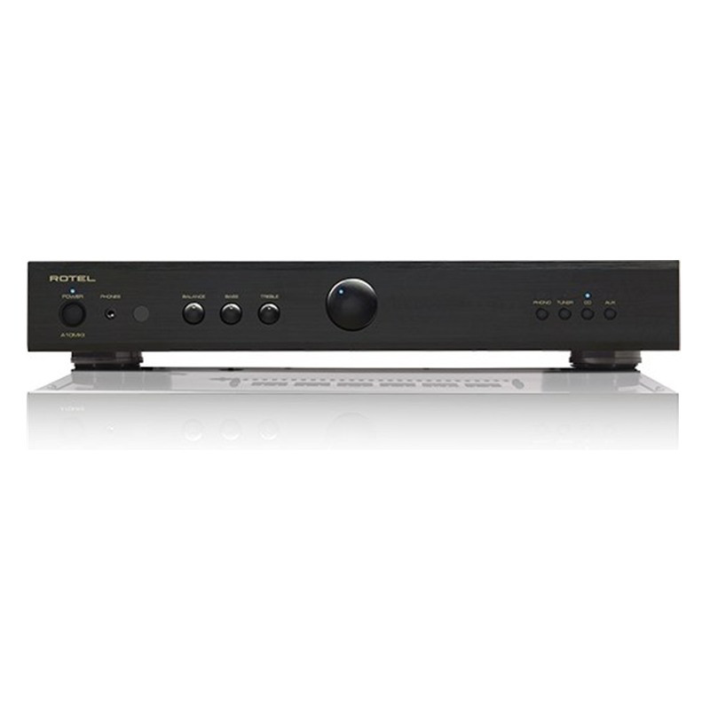 Rotel A10 MkII, frontal negro