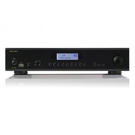 Rotel A12 MkII, frontal negro