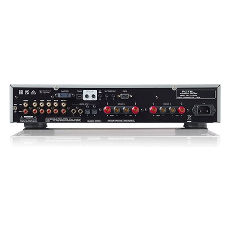 Rotel A12 MkII, conexiones traseras