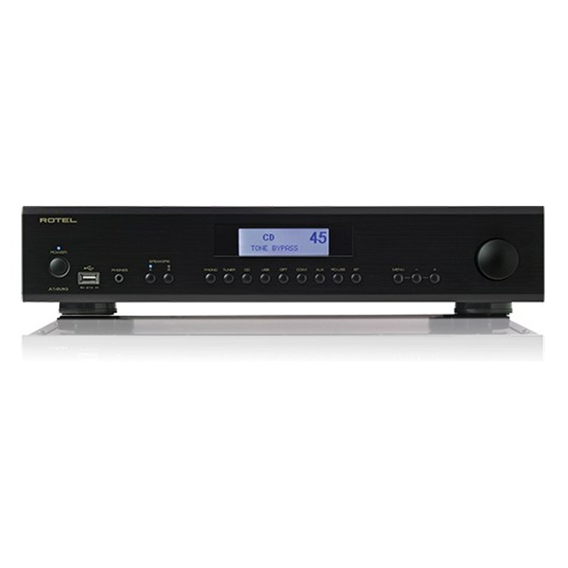 Rotel A14 MkII, frontal negro