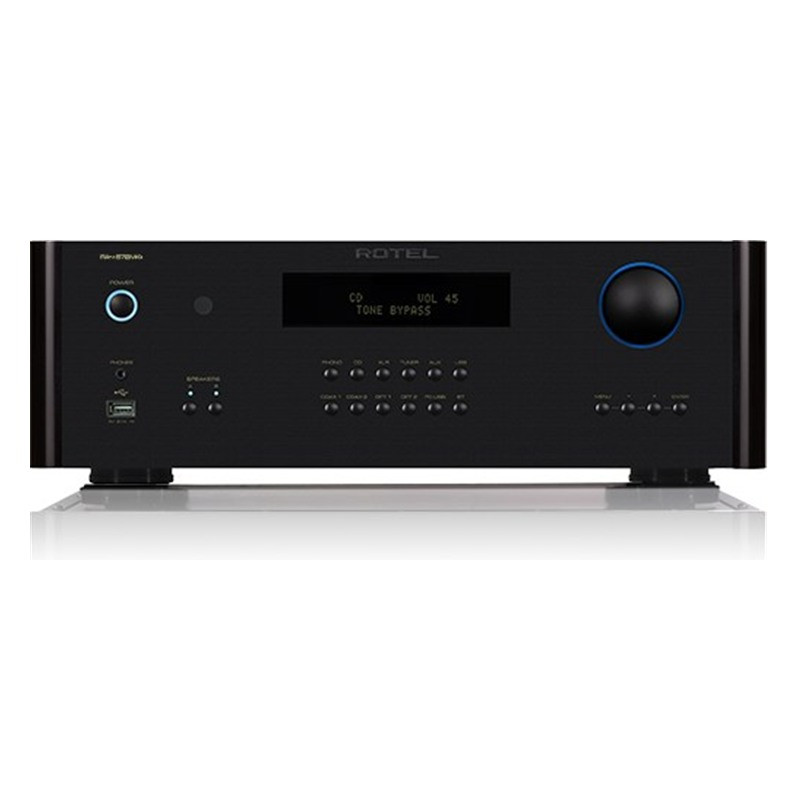 Rotel RA-1572 MkII, frontal negro