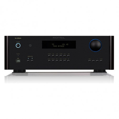 Rotel RA-1572 MkII, frontal negro