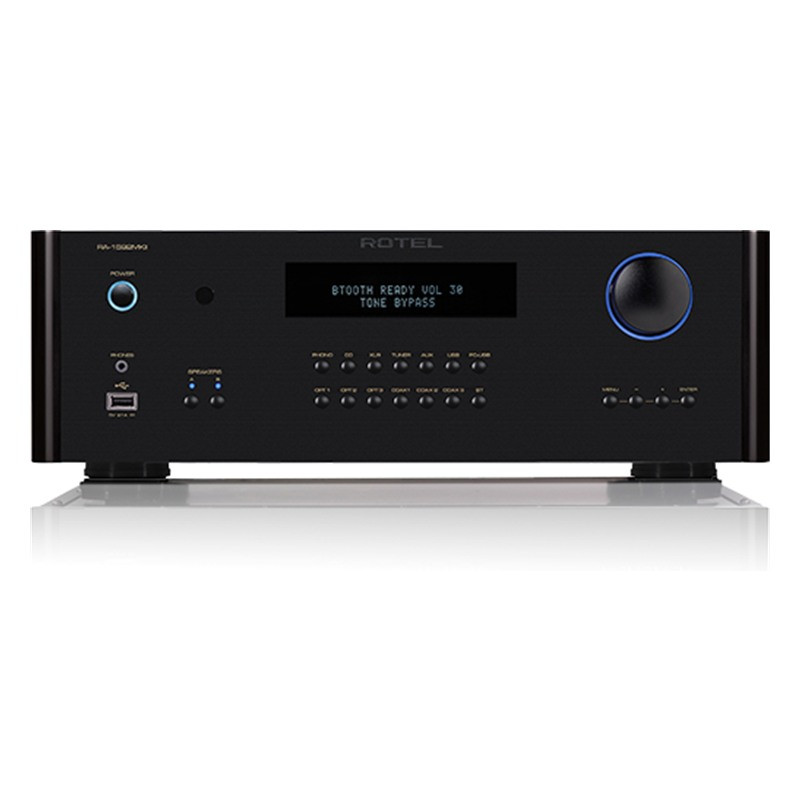 Rotel RA-1592 MkII, frontal negro