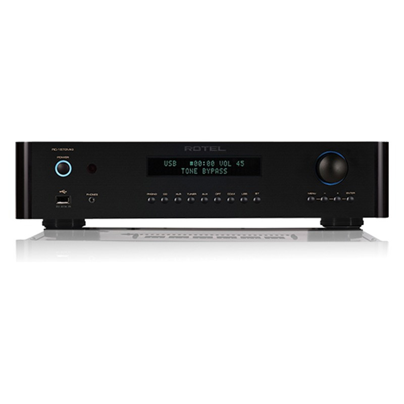 Rotel RC-1572 MkII, frontal negro