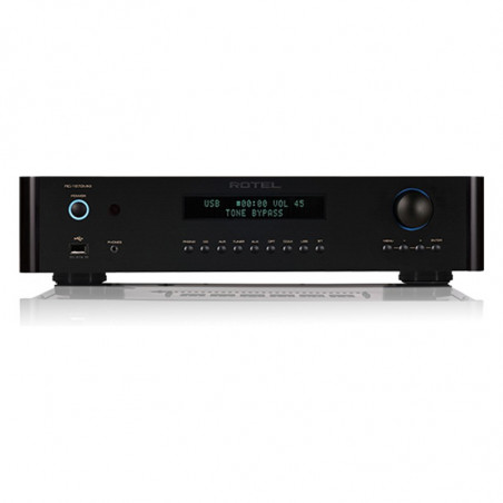 Rotel RC-1572 MkII, frontal negro