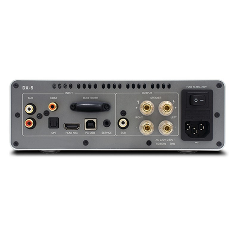 Rotel DX-5, conexiones traseras