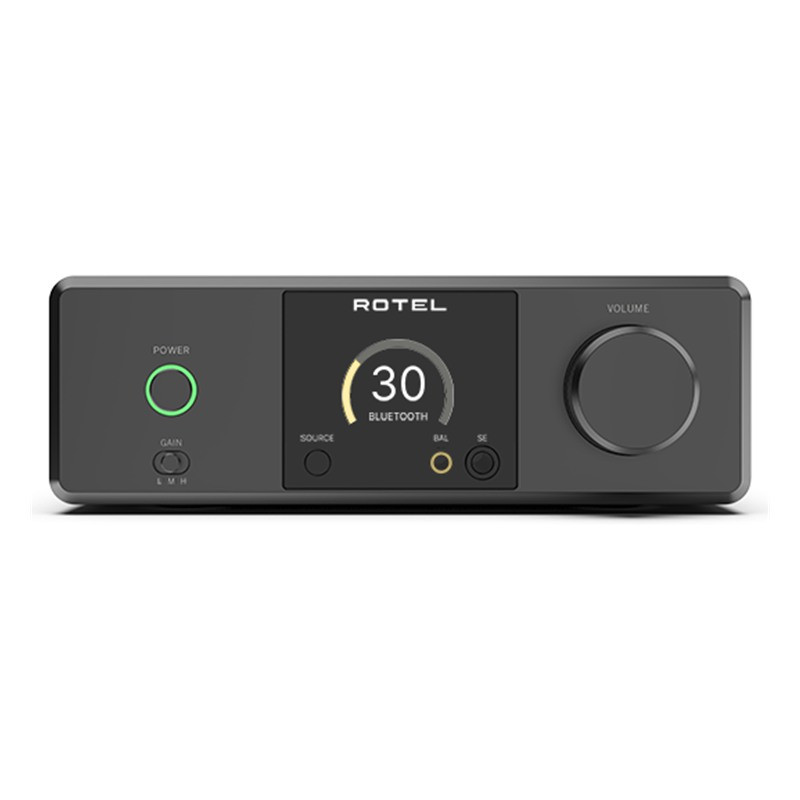 Rotel DX-3, frontal negro
