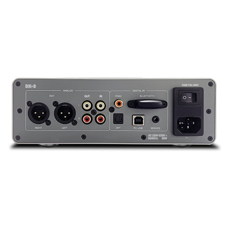 Rotel DX-3, conexiones traseras