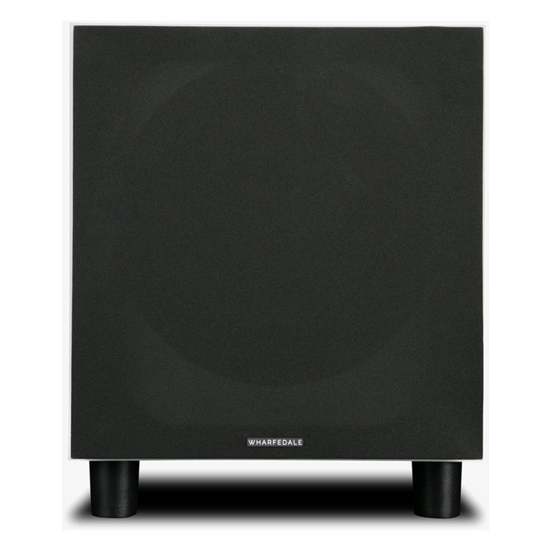 Wharfedale SW-10, SW-10, frontal con rejilla