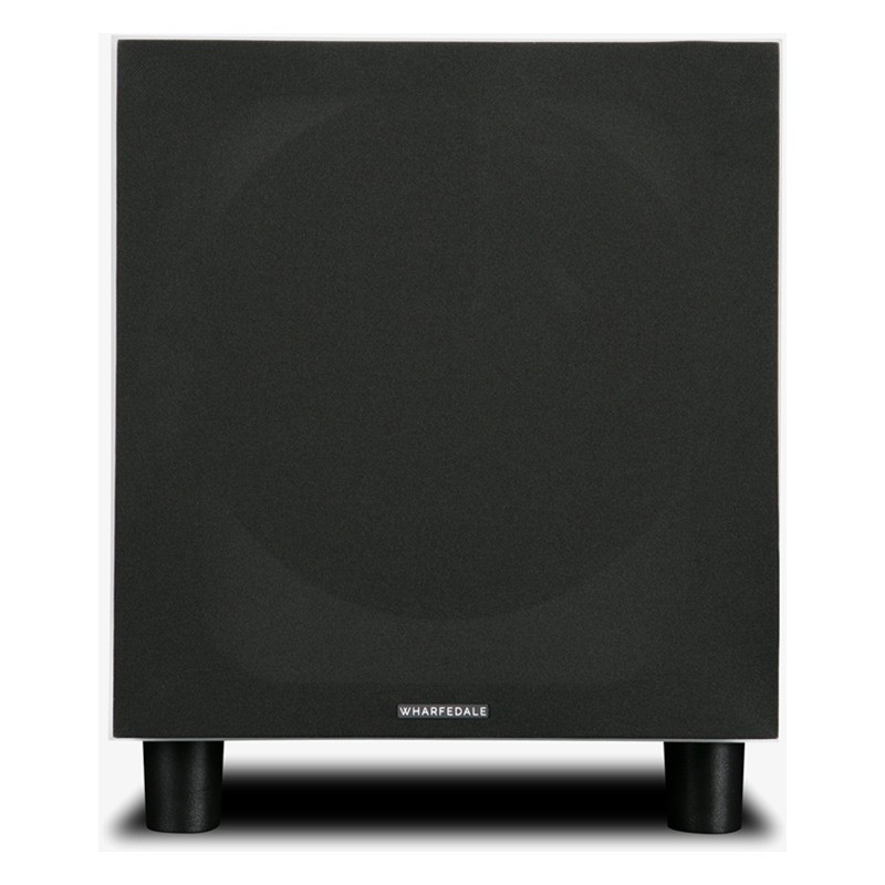 Wharfedale SW-12, SW-12, frontal con rejilla