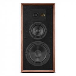 Wharfedale Super Linton en nogal, frontal sin rejilla