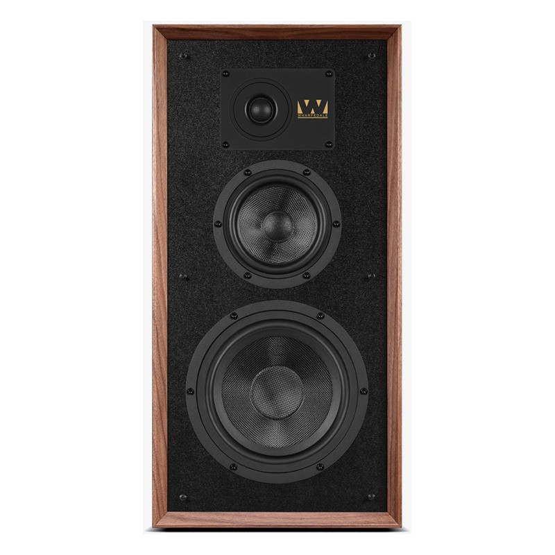 Wharfedale Super Linton en nogal, frontal sin rejilla