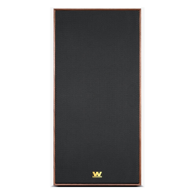 Wharfedale Super Linton en nogal, frontal con rejilla