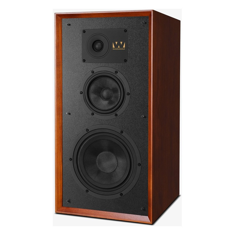 Wharfedale Super Linton en caoba, vista en ángulo