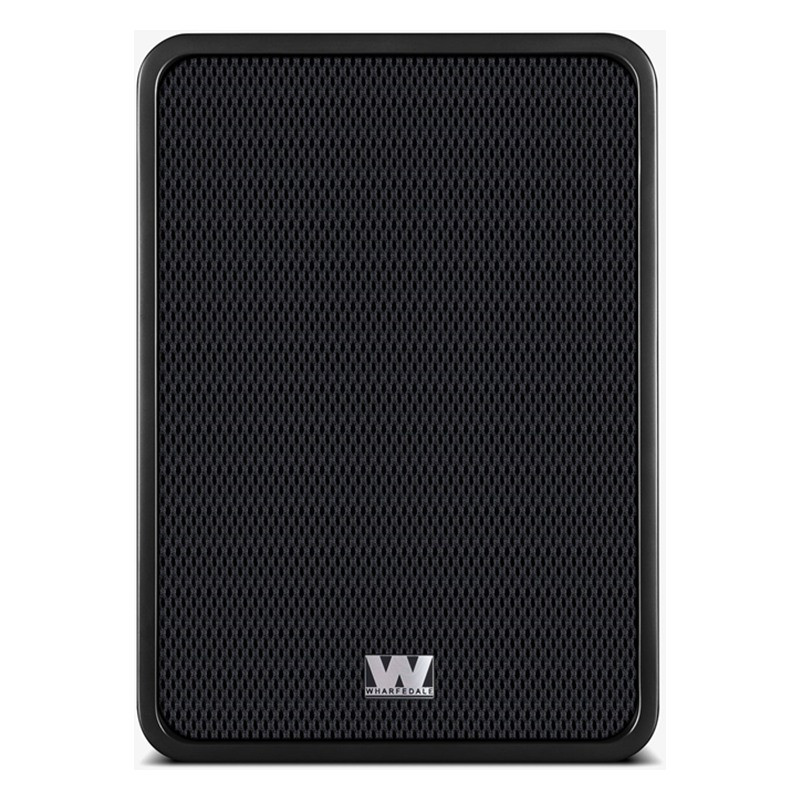 Wharfedale Denton 1S en negro, frontal con rejilla