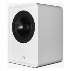 Wharfedale Denton 1S en blanco, vista en ángulo