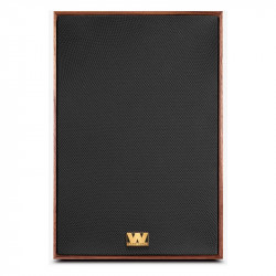 Wharfedale Super Denton en nogal, frontal con rejilla