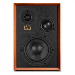 Wharfedale Super Denton en caoba, frontal sin rejilla
