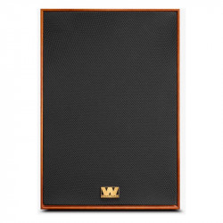 Wharfedale Super Denton en caoba, frontal con rejilla