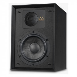 Wharfedale Denton 85th Anniversary en negro, vista en ángulo