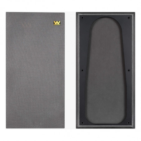 Rejilla Wharfedale Vintage Grey para Linton, frente y dorso