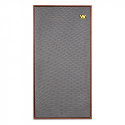 Wharfedale Rejillas Vintage Grey para Linton, Rejilla Vintage Grey montada en un Linton nogal