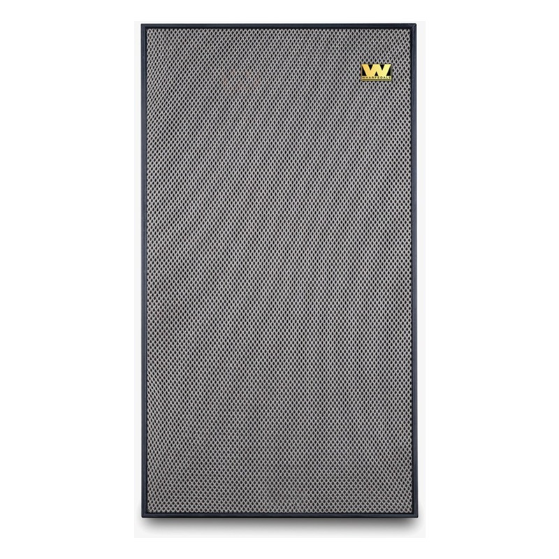 Wharfedale Rejillas Vintage Grey para Linton, Rejilla Vintage Grey montada en un Linton negro
