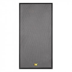 Wharfedale Rejillas Vintage Grey para Super Linton, Rejilla Vintage Grey montada en un Super Linton negro