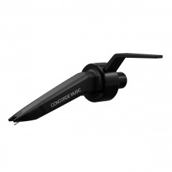 Ortofon Concorde Music Black, perfil izquierdo en ángulo