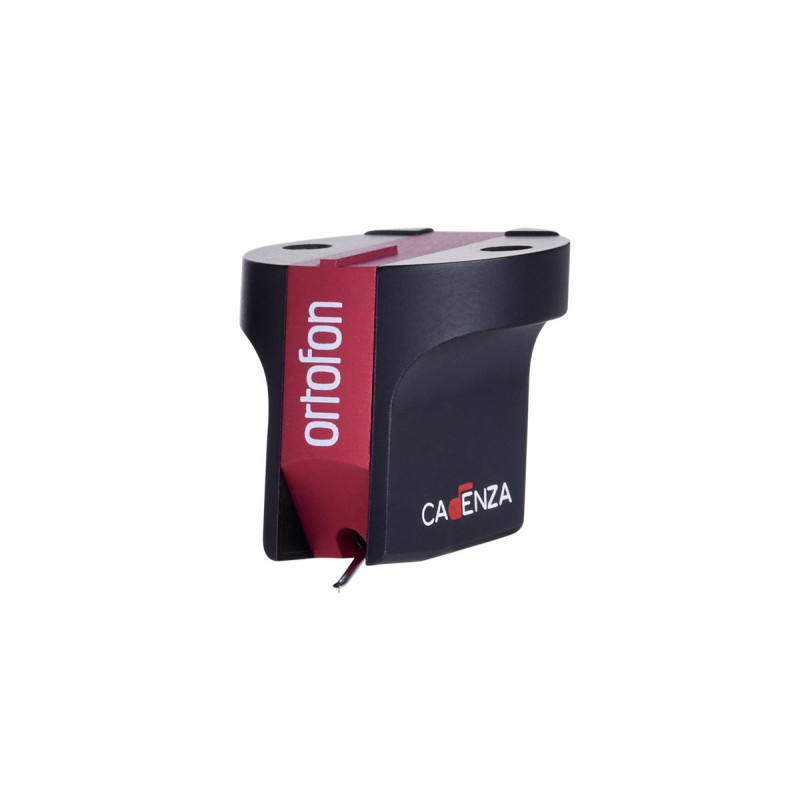 Ortofon MC Cadenza Red, vista lateral izquierda en ángulo