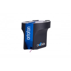Ortofon MC Cadenza Blue, vista lateral izquierda en ángulo