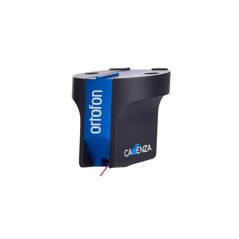 Ortofon MC Cadenza Blue, vista lateral izquierda en ángulo