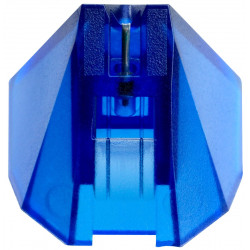 Ortofon 2M Blue vista desde abajo, con la aguja montada