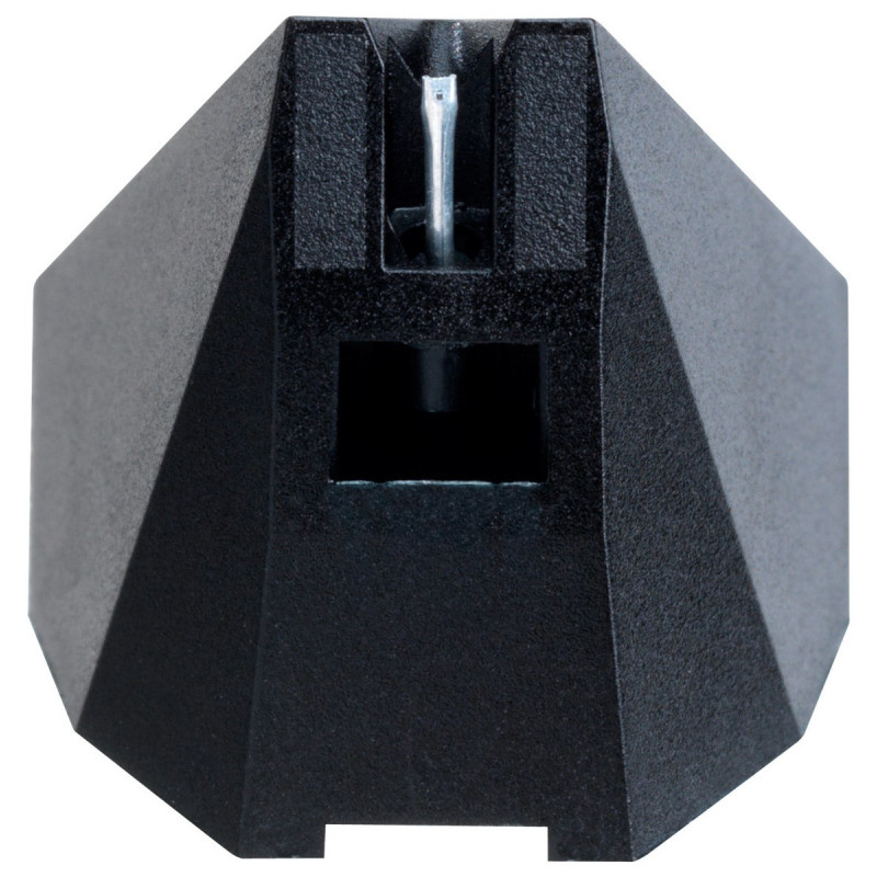 Ortofon 2M Black vista desde abajo, con la aguja montada