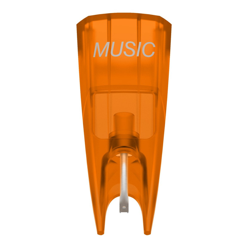 Ortofon Stylus Concorde Music Bronze, vista inferior con el diamante