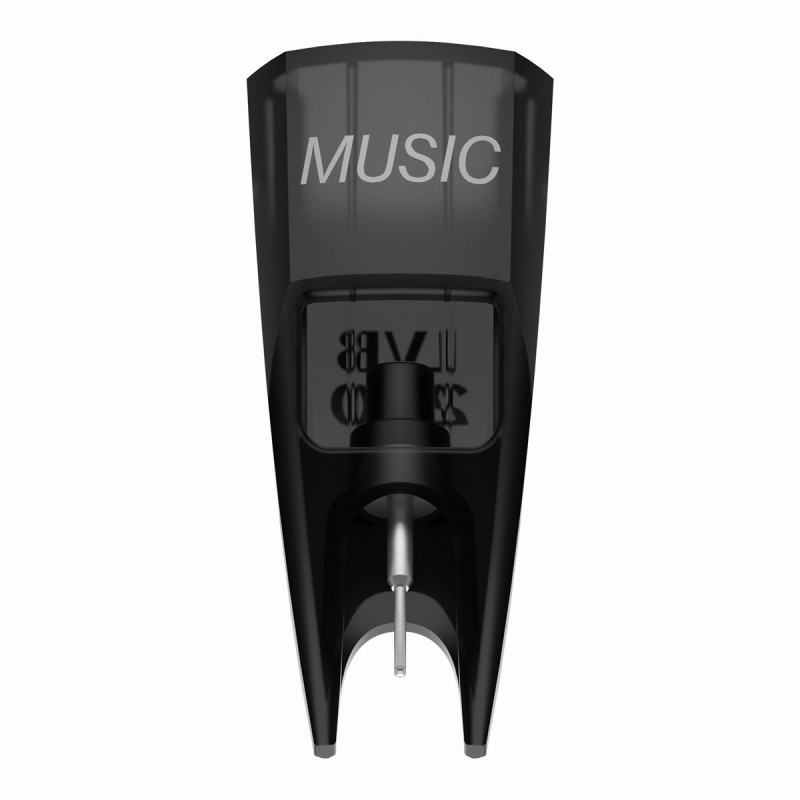 Ortofon Stylus Concorde Music Black LVB 250, vista inferior con el cantiléver de boro