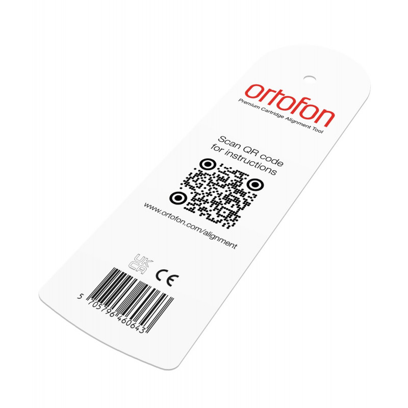 Ortofon Premium Alignment Tool, otra vista de la plantilla