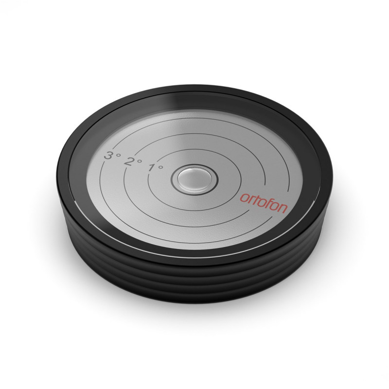 Ortofon Premium Libelle, nivel de burbuja de aluminio negro