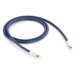 In-Akustik S25 Stereo RCA, cable enrollado con los dos conectores RCA